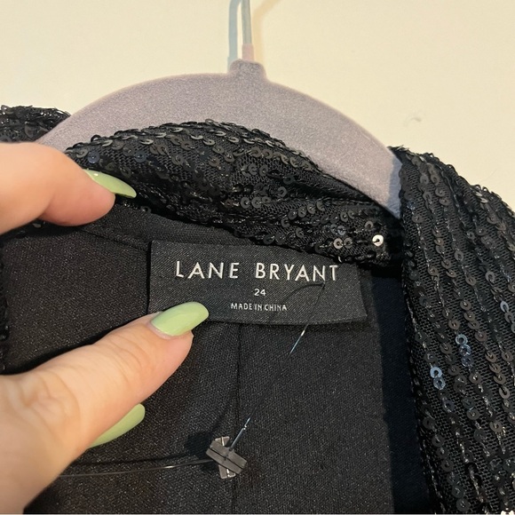 Fully Sequinned Plus Size 24 Wrap dress Lane Bryant Formal Costume Holiday - Picture 2 of 7